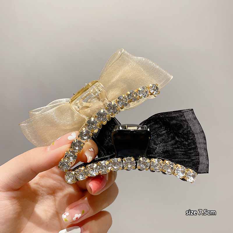 Kẹp Tóc Hình Nơ Hai Mặt Lưới Cá Mập Thời Trang Hàn Quốc Dành Cho Nữ 2022