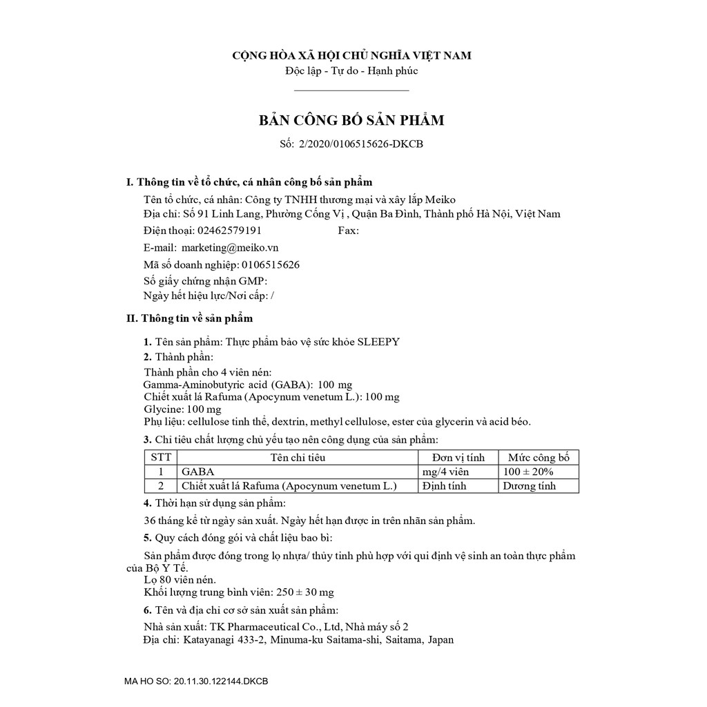 Viên ngủ ngon Sleepy Nhật Bản 80 viên – Hàng nhập khẩu nội địa Nhật Bản
