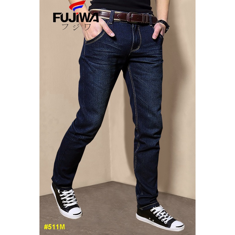 Quần Jean Nam Dài Cao Cấp FUJIWA - 511M. Ống Đứng Không Ôm. Lưng Cao Dưới Rốn. Size 29, 30, 31, 32, 34 (52kg - 84kg)