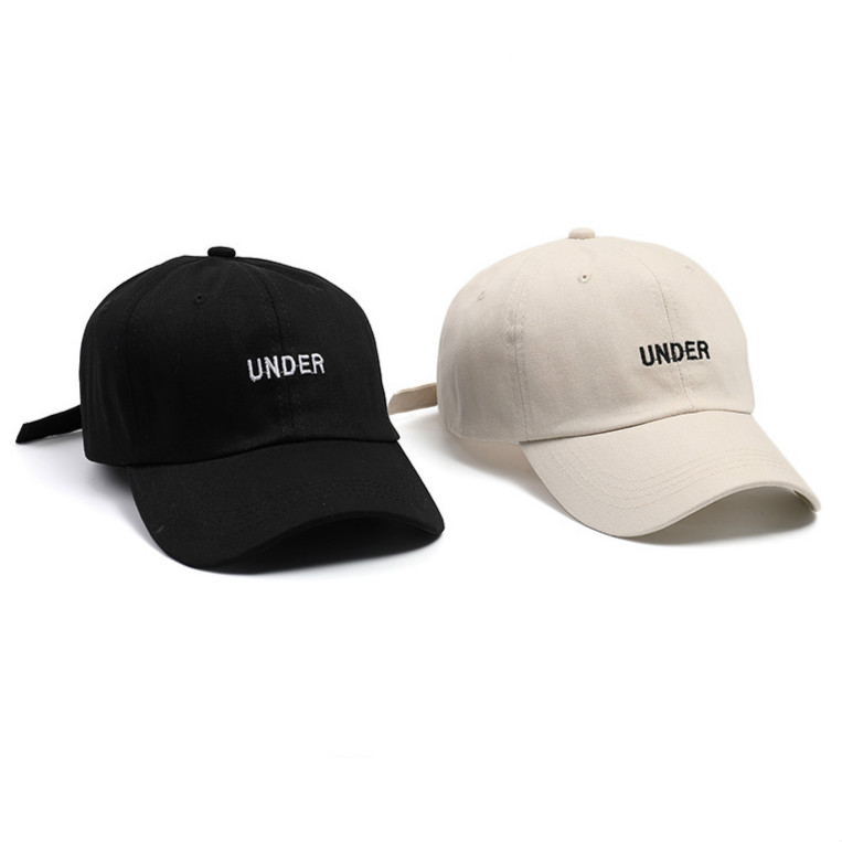 Nón Lưỡi Trai LINJW Thêu Chữ Đơn Giản Cho Cả Nam Và Nữ