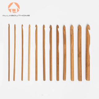 Bộ 12 que đan móc len bằng tre