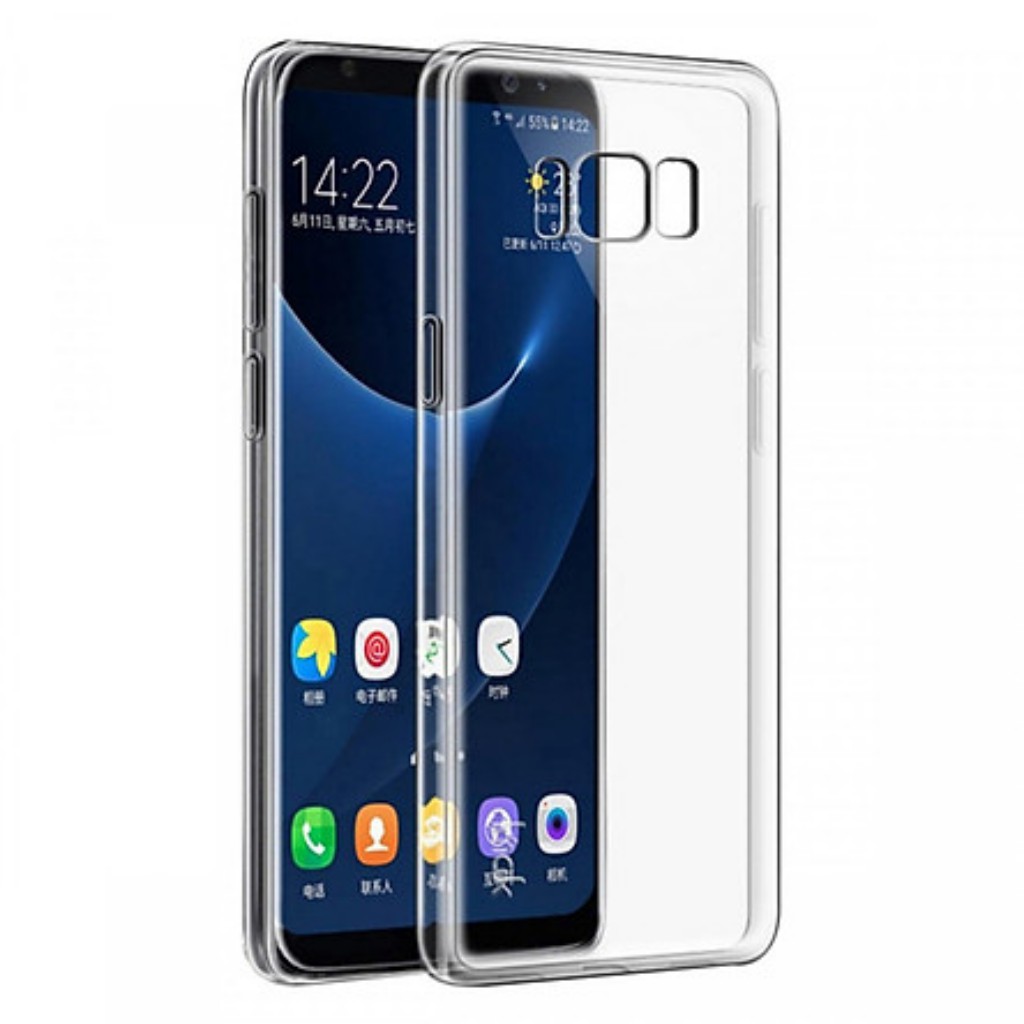 Ốp điện thoại mềm trong suốt chống trầy cho Samsung Galaxy S8 S8+ S7 S7 edge S6 A7 A5 A3 J5 J7