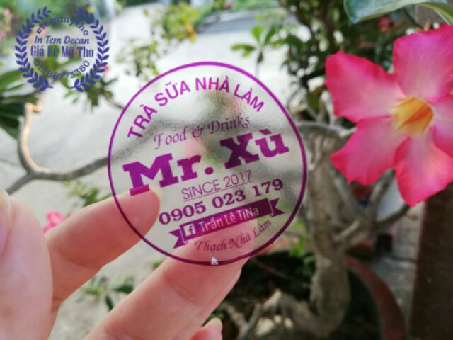 Nhãn dán decal trong