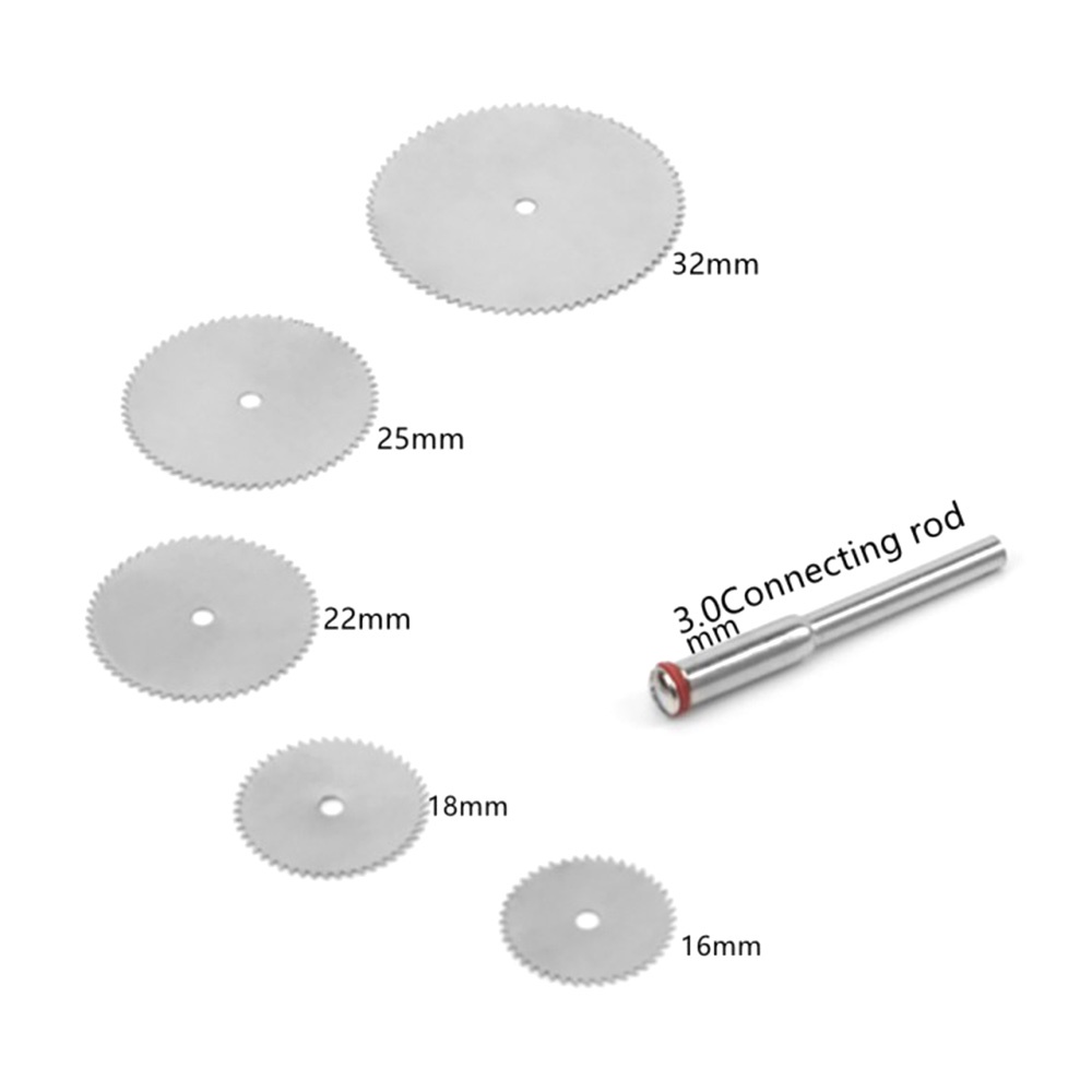 Set 6 lưỡi cưa DIYMORE bằng thép tốc độ cao chuyên dụng cho đồ gỗ