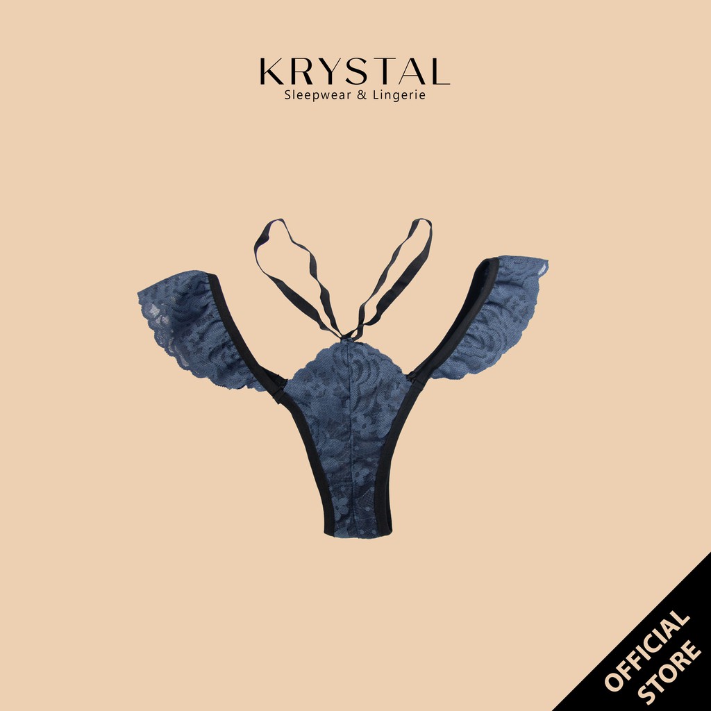 Quần lót ren Cánh Tiên sexy gợi cảm lưng vừa cạp ngắn KRYSTAL KQ08 | BigBuy360 - bigbuy360.vn