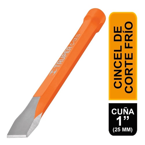 25x250mm Đục sắt mũi dẹp Truper 12163