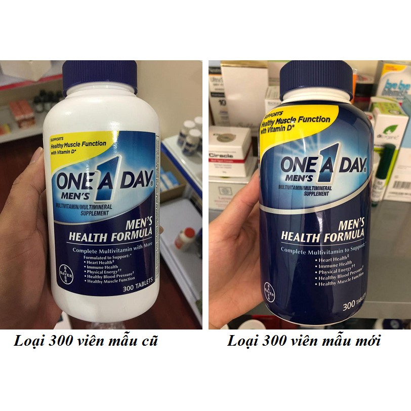 One A Day Men'S Multivitamin Health Formula, 300 Viên, Mẫu Mới | BigBuy360 - bigbuy360.vn
