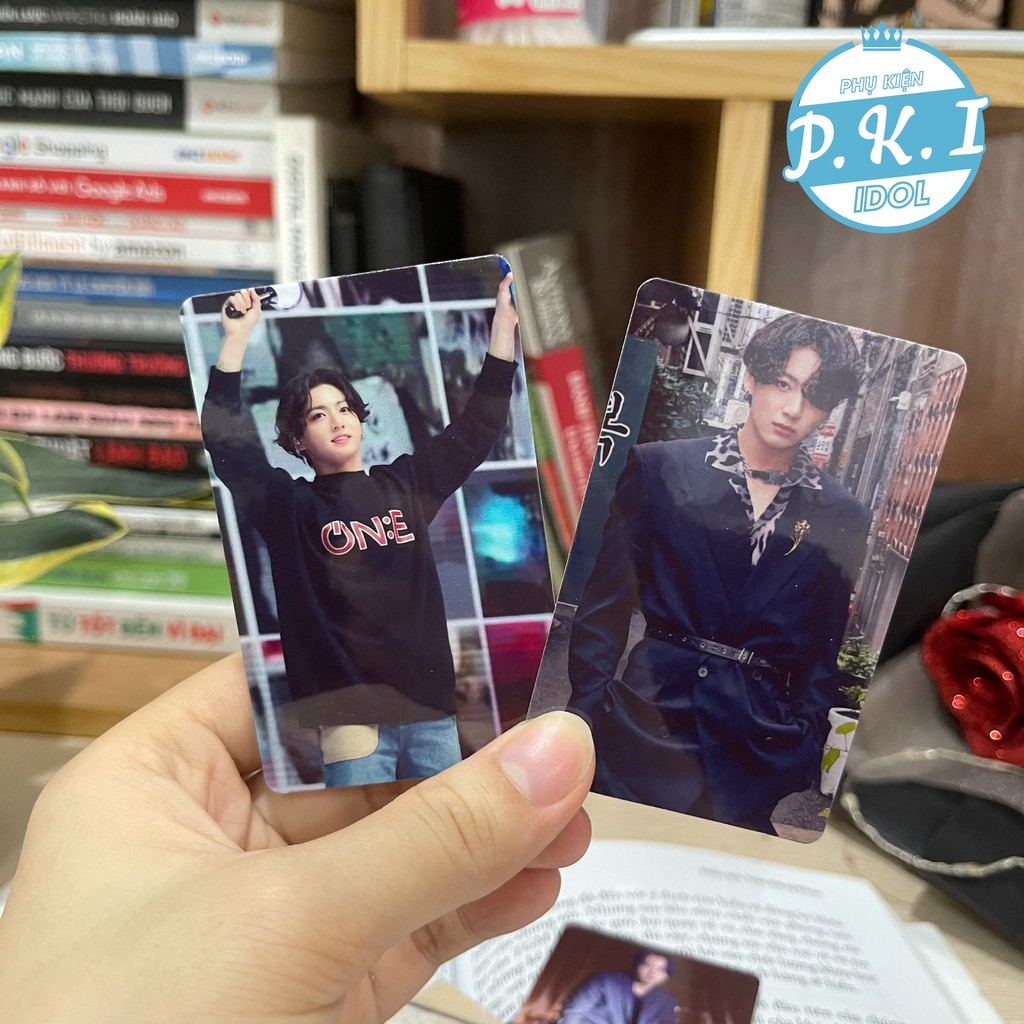 Bộ Card Cứng In Hình Ca Sĩ Jungkook BTS Bo Góc Sang Trọng – Quà Tặng KPOP