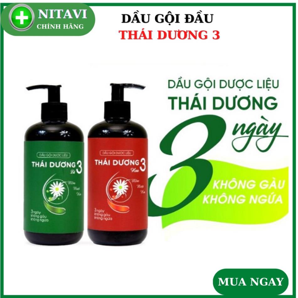 Dầu gội đầu THÁI DƯƠNG 3 dược liệu thảo dược thiên nhiên chính hãng