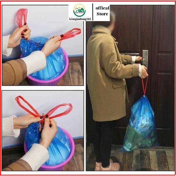 Túi đựng rác có quai xách