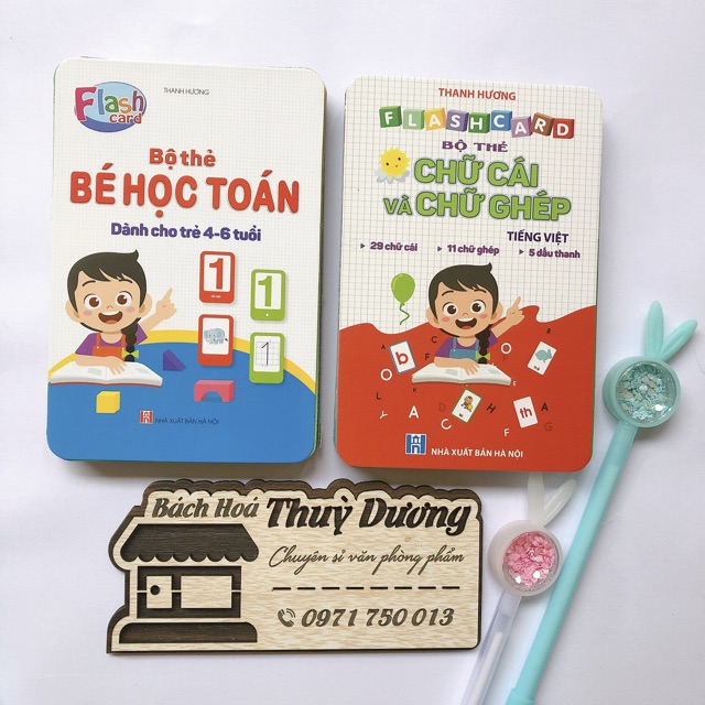 Bộ thẻ flashcard cho bé học bảng chữ cái và số, bộ thẻ tập đánh vần cho bé kích thước 10x15cm( loại to đẹp)