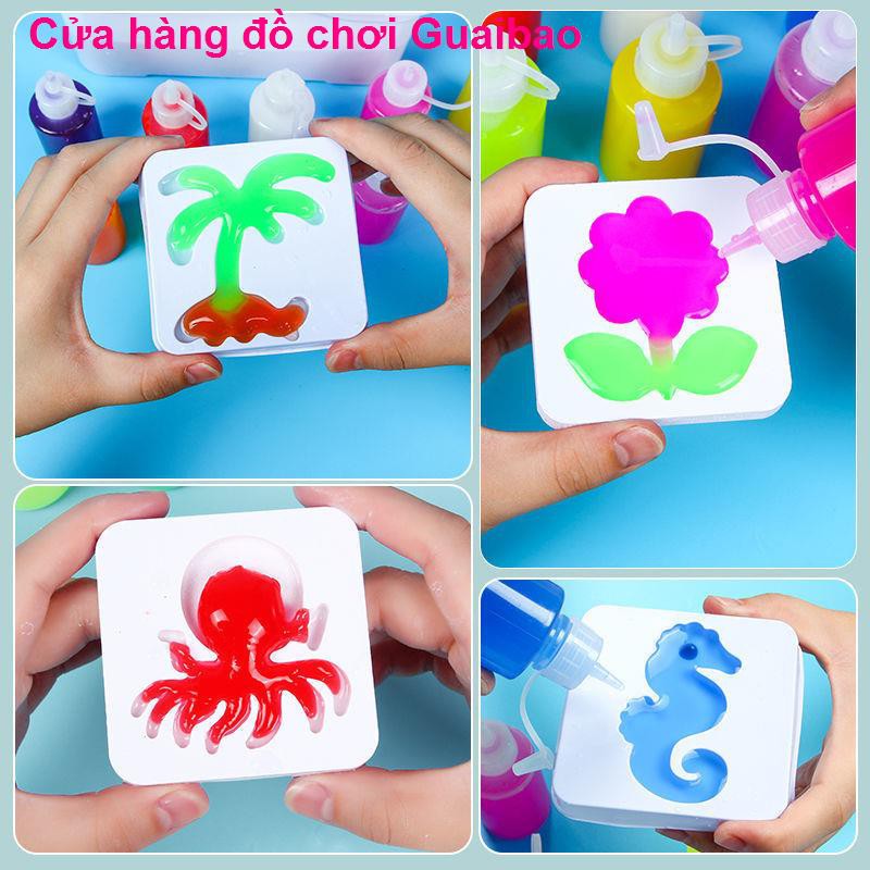 đồ sơ sinh[Stall Explosion Style] Magic Water Elf Baby Tự làm bằng tay Color Glue Stalls Nguồn Vibrato Same Style