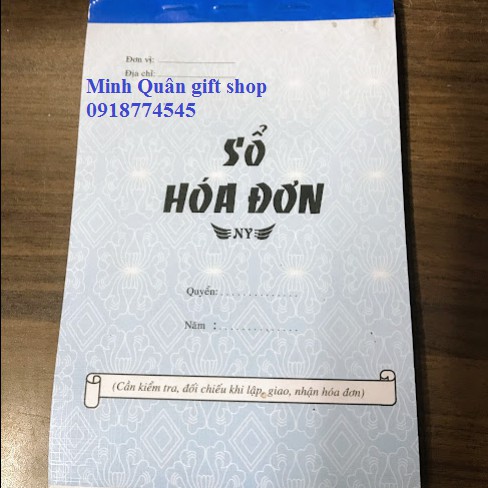Sổ Hóa Đơn - 02 liên - 10 cuốn