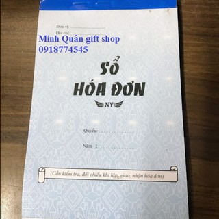Sổ hóa đơn - 02 liên - 10 cuốn