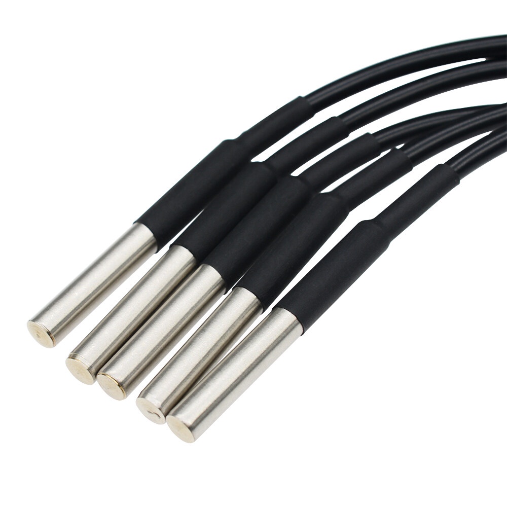 1 / 5 Cảm Biến Nhiệt Chống Nước DS18B20 Dài 1M