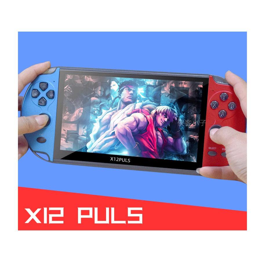 Máy Chơi Game X12 Plus - Pro Max -Màn Hình Full HD - 7.1 Inch- Tích Hợp 20.000 Trò - Xem Phim,Nghe Nhạc - Có Sẵn Thẻ Nhớ | BigBuy360 - bigbuy360.vn