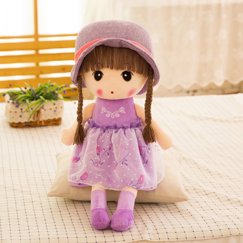 Búp Bê Bằng Bông Đội Mũ Xinh Xắn Bé Nào Cũng Thích Lắm Nha Mẹ