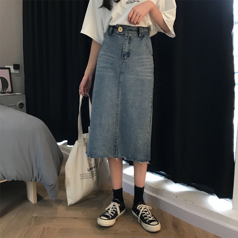 (Order 7-10 ngày)CHÂN VÁY BÒ DÁNG DÀI (kèm ảnh thật)