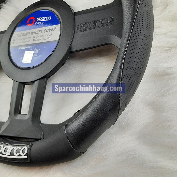 Bọc vô lăng MG ZS / MG HS kiểu DCUT Chính hãng SPARCO