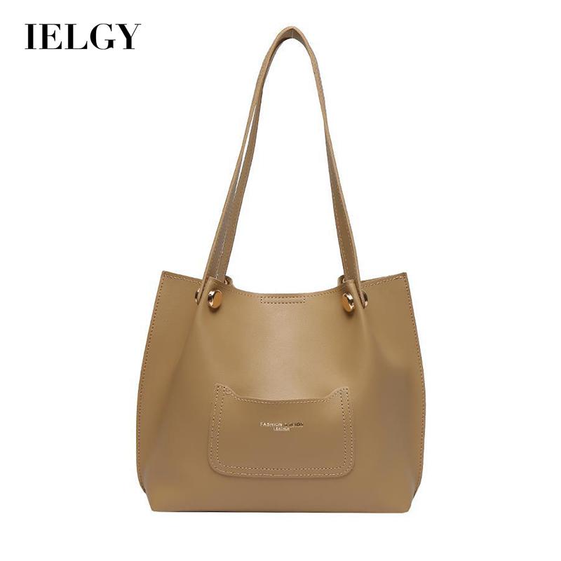 IELGY Túi Đeo Vai Cỡ Lớn Có Khóa Nam Châm Phong Cách retro Cho Nữ