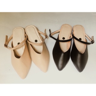 Size 33-43 ảnh thật mules dây cài