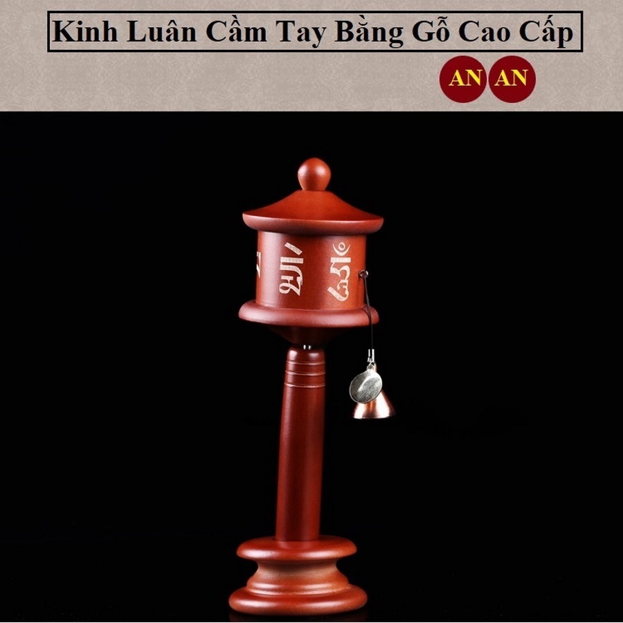 Kinh Luân Cầm Tay Bằng Gỗ Quý Nhẹ, Sang Trọng Và Đẳng Cấp