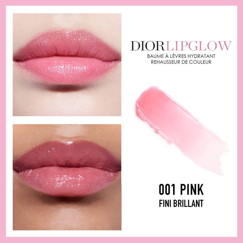 Set son dưỡng môi Dior Addict Lip Glow & Lip Maximizer Duo màu 001