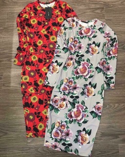 Váy body hoa Zara sẵn đủ size