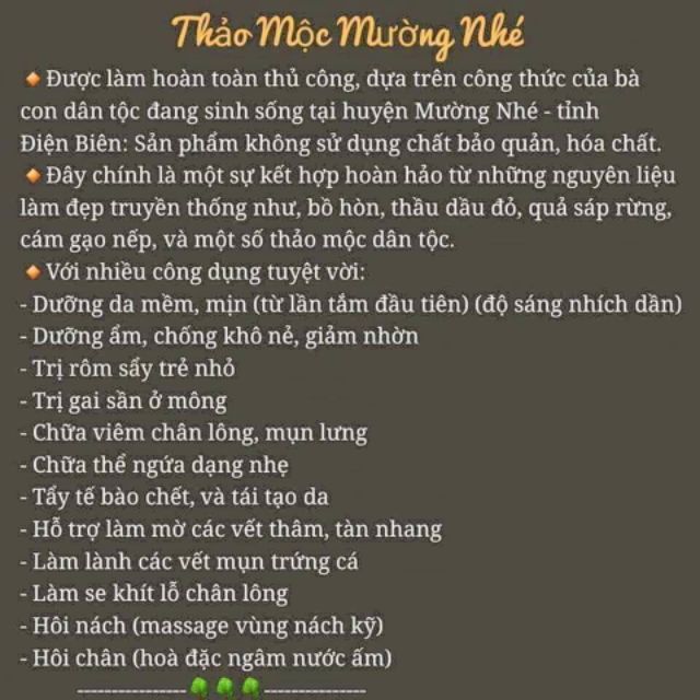 Bột Thảo Mộc Mường Nhé