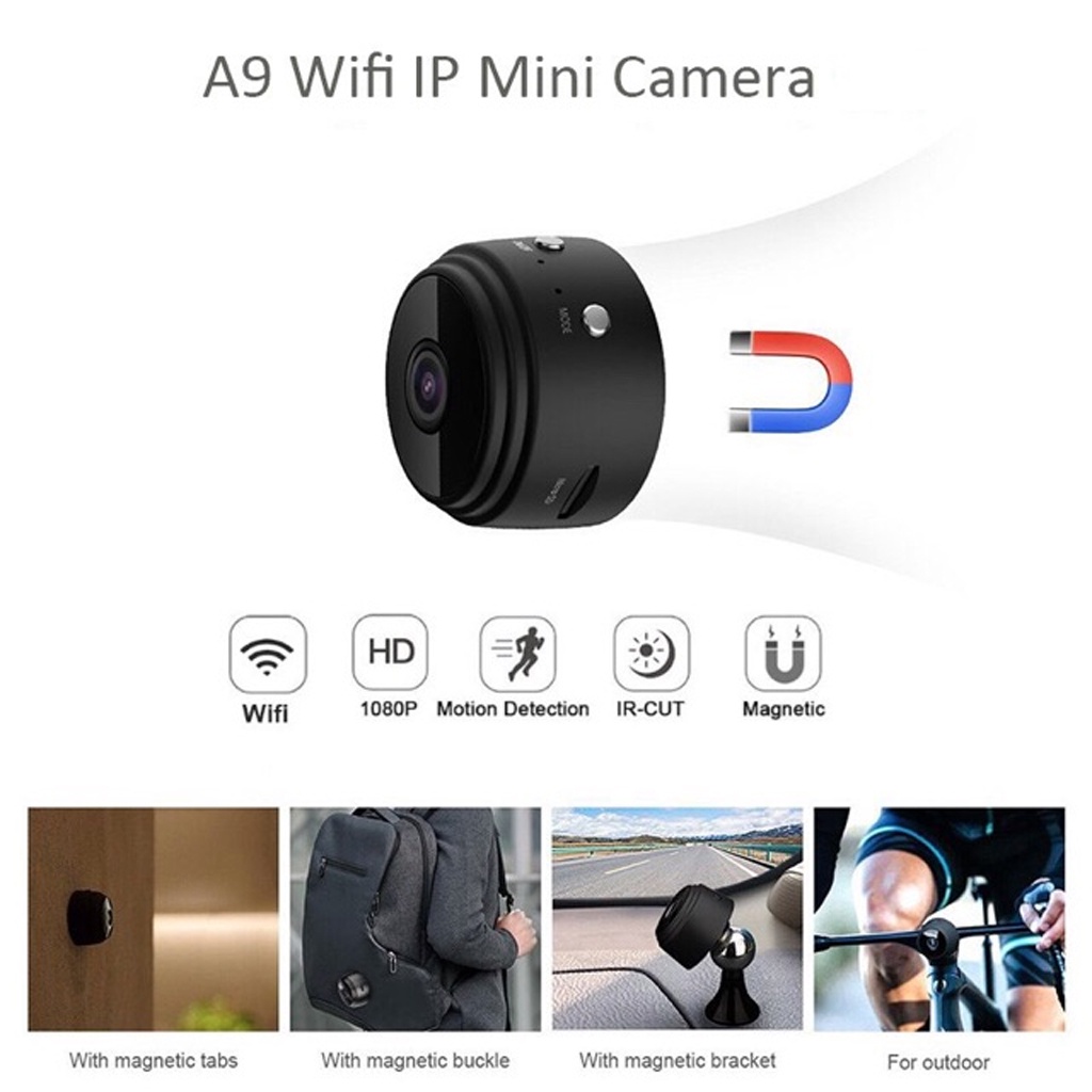 Camera Không Dây, Quay Hành Trình, Chống Trộm, Độ Nét Cao Kết Nối Wifi đàm thoại 2 chiều Dể Sử Dụng