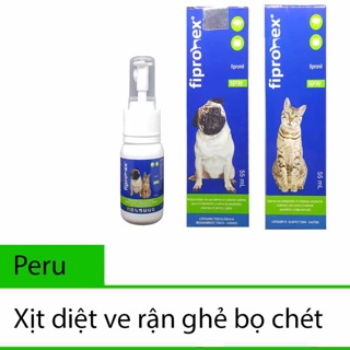 Chai xịt diệt ve rận trên chó mèo- quần áo ,phụ kiện thú cưng