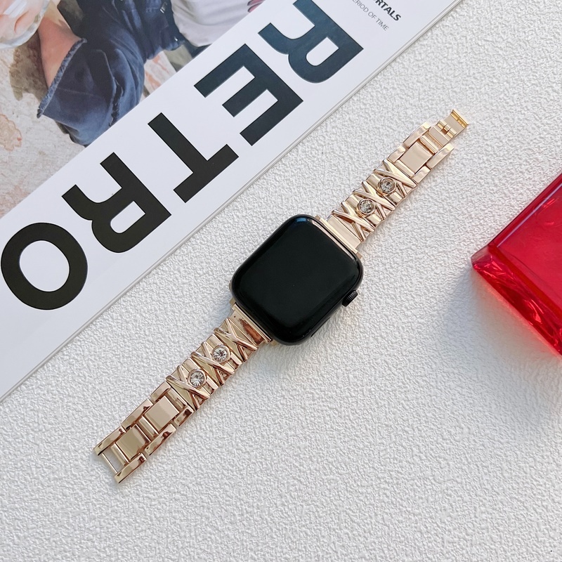 Dây Đeo Bằng Thép Không Gỉ 41mm 45mm 40mm 44mm Dành Cho Apple watch series 7/6/SE/5/4