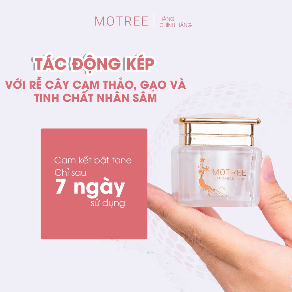 Cấy trắng men GẠO SÂM NÚI - RICE GINSENG CREAM