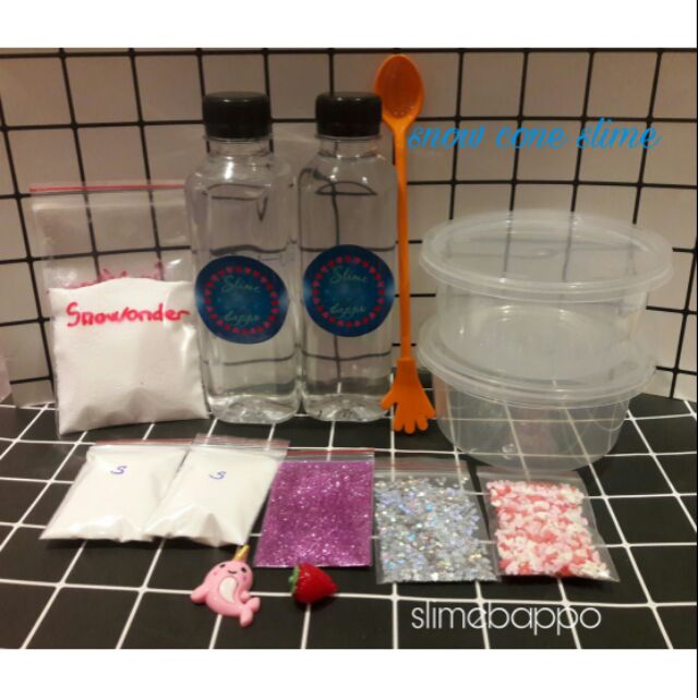 Kit snow cone slime