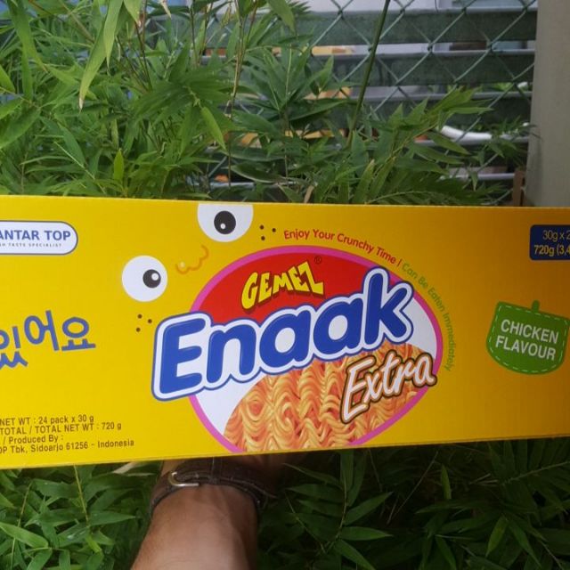 Mì Ăn Sống Enaak Hộp 24 gói Nhập Khẩu Indo