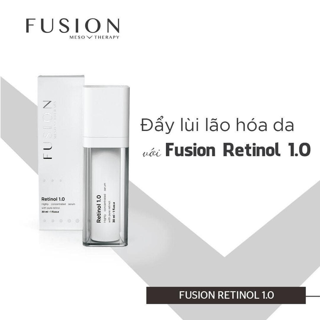 Sản phẩm chăm sóc da mặt FUSION RETINOL 1.0 Kem Dưỡng Da Chống Lão Hóa (30ML)