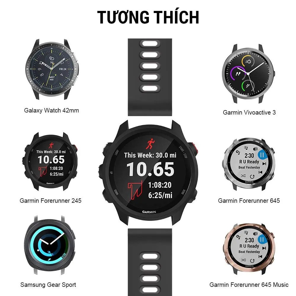 Dây đồng hồ Quick Release Duo – Garmin vivoactive 4 / Coros apex pro / apex 46