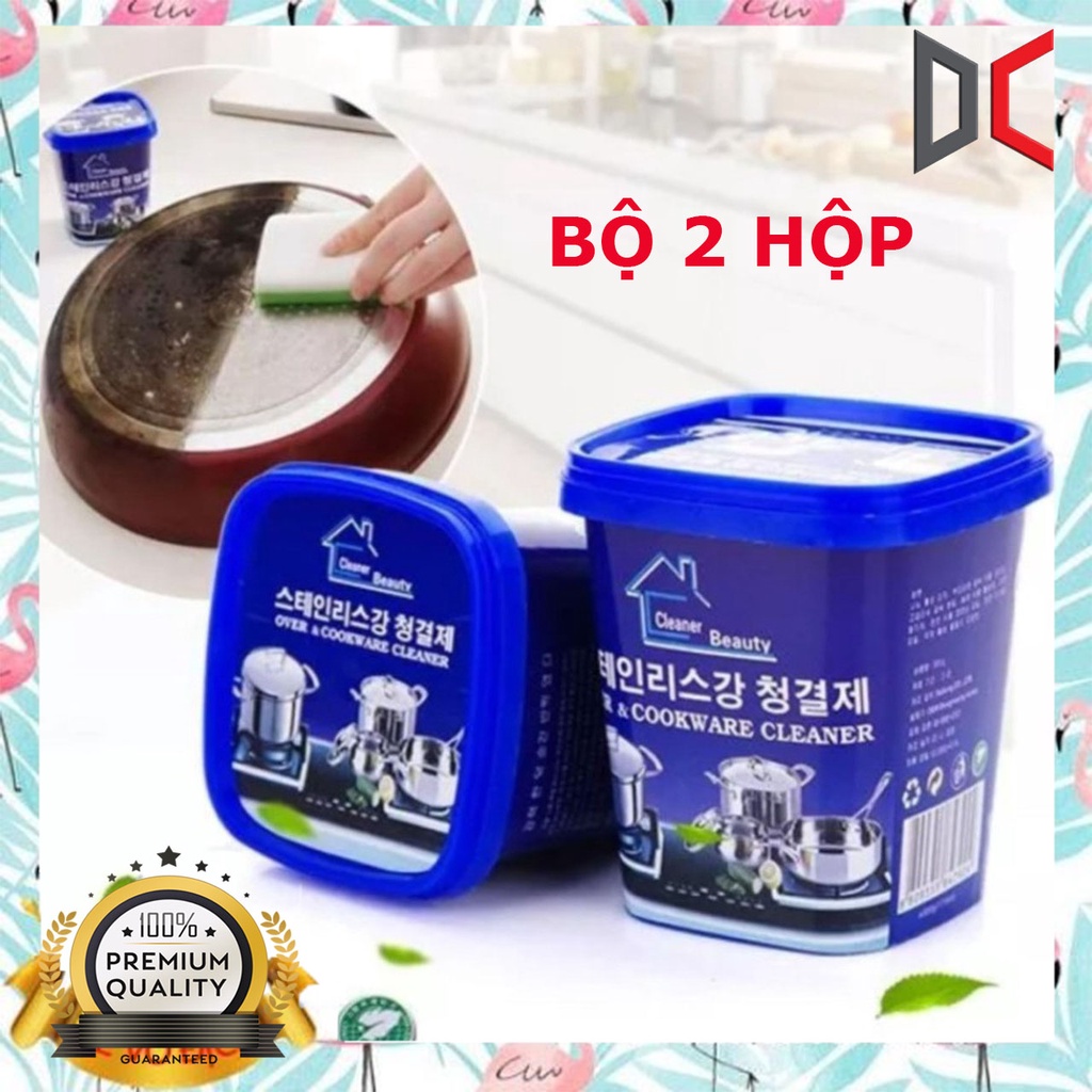 BỘ 2 Hộp Bột Tẩy Rửa Xoong Nồi Hàn Quốc, Vệ Sinh Nhà Bếp Đa Năng Sạch Sẽ - Trọng Lượng 500g 1 Hộp DC-SHOP