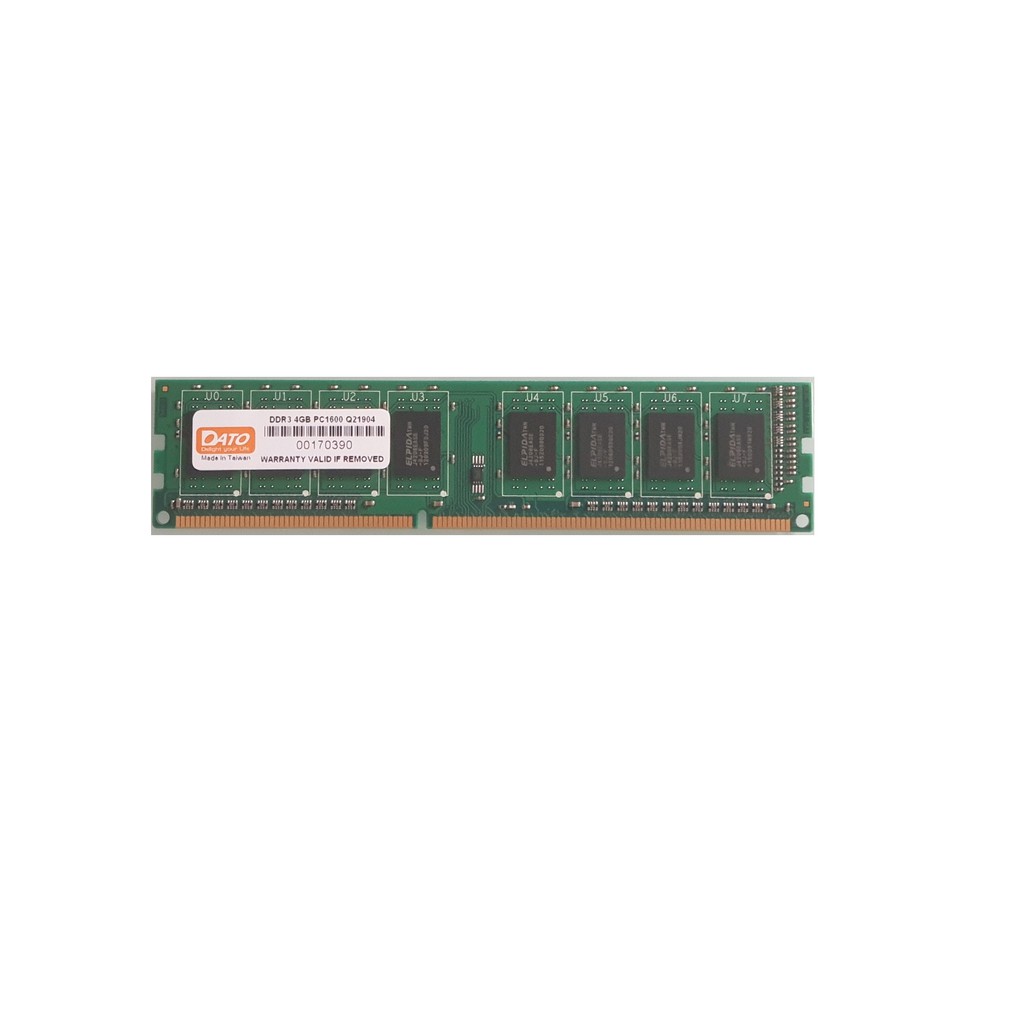 Bộ nhớ trong Dato 4GB DDR3 1600Mhz cho máy bàn