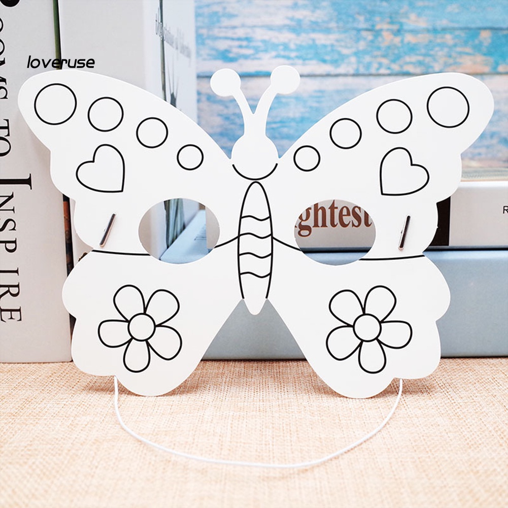 Mặt Nạ Giấy Hoạt Hình DIY Cho Bé Mẫu Giáo