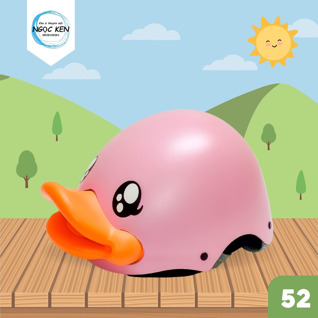 Mũ bảo hiểm Vịt, siêu dễ thương cho bé