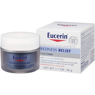 Kem dưỡng ban đêm cho da nhạy cảm Eucerin Redness Relief 48g
