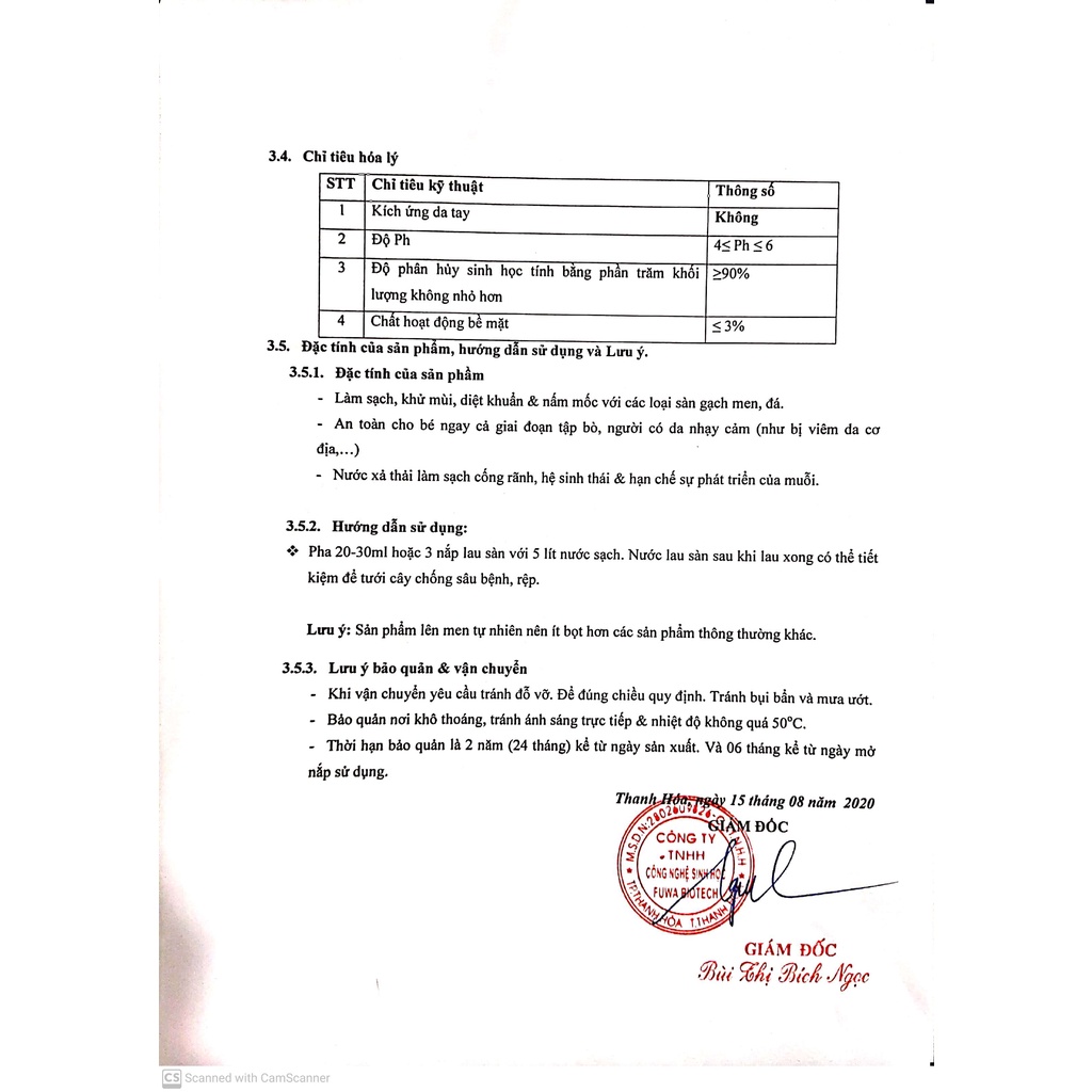 Nước lau sàn Hương Quế Hữu Cơ Fuwa3e 1000ml, Lau Sàn Gỗ, Lau Sàn Nhà Đuổi Muỗi, Côn Trùng 100% từ thảo mộc