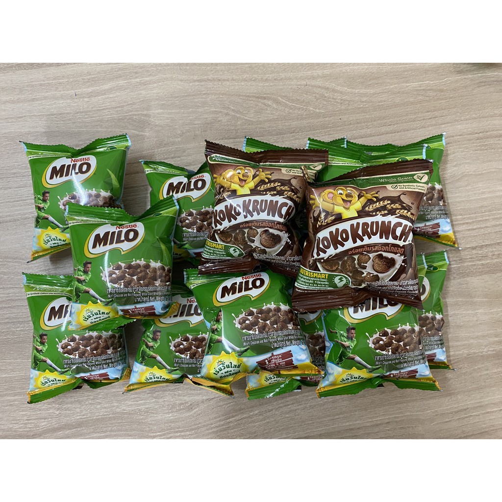 Bánh ăn sáng Nestle Milo - Ngũ cốc ăn sáng Nestle Milo bịch 10+2 gói 15gram thơm ngon tiện dụng