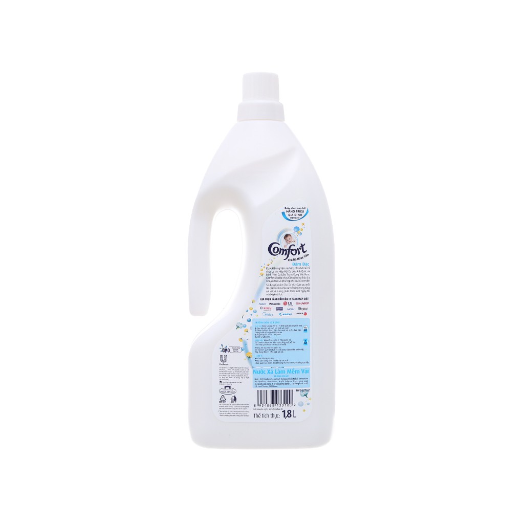 Nước xả vải Comfort cho da nhạy cảm hương phấn chai 800ml