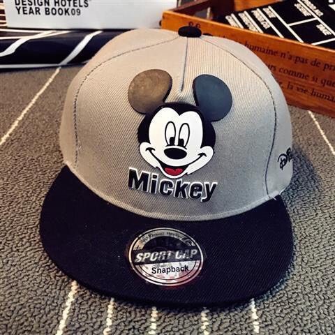 Mũ Lưỡi Trai Mickey cho bé bé trai và bé gái , Phiên Bản Hàn Quốc Hip Hop Cao Cấp dễ thương mới bốn mùa.