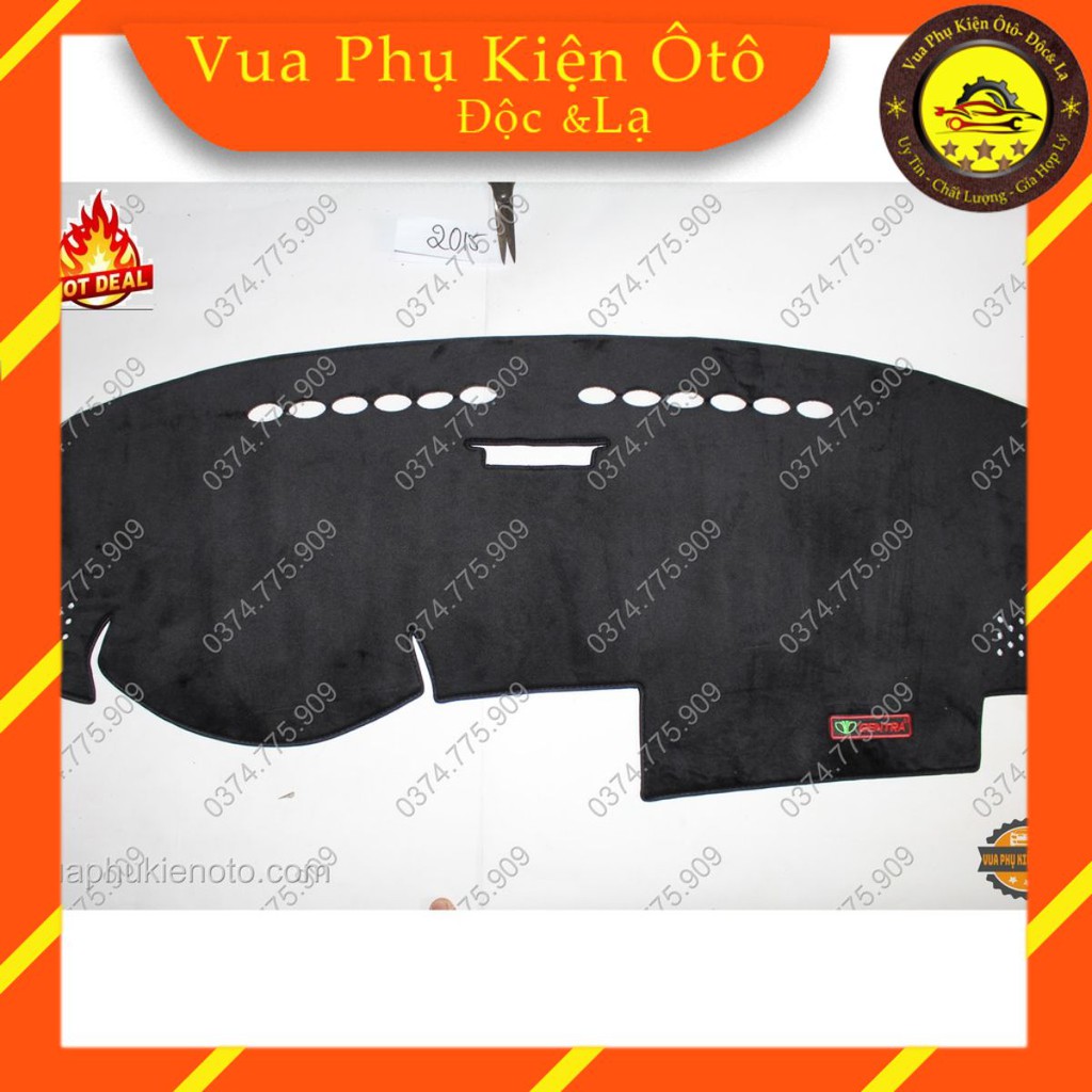 Thảm Taplo Gentra 2005-2011 Chất Liệu Da Vân Carbon hoặc Nhung 3 Lớp Chống Trượt