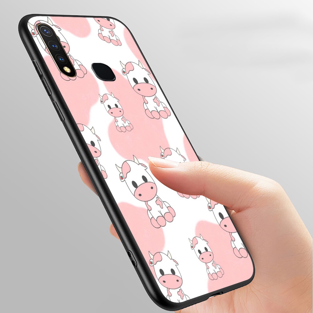 Realme 2 3 5 5i 5s 6 C2 C3 6i Q Pro TPU Soft Silicone Case Casing Cover PZ6 Anime Cow