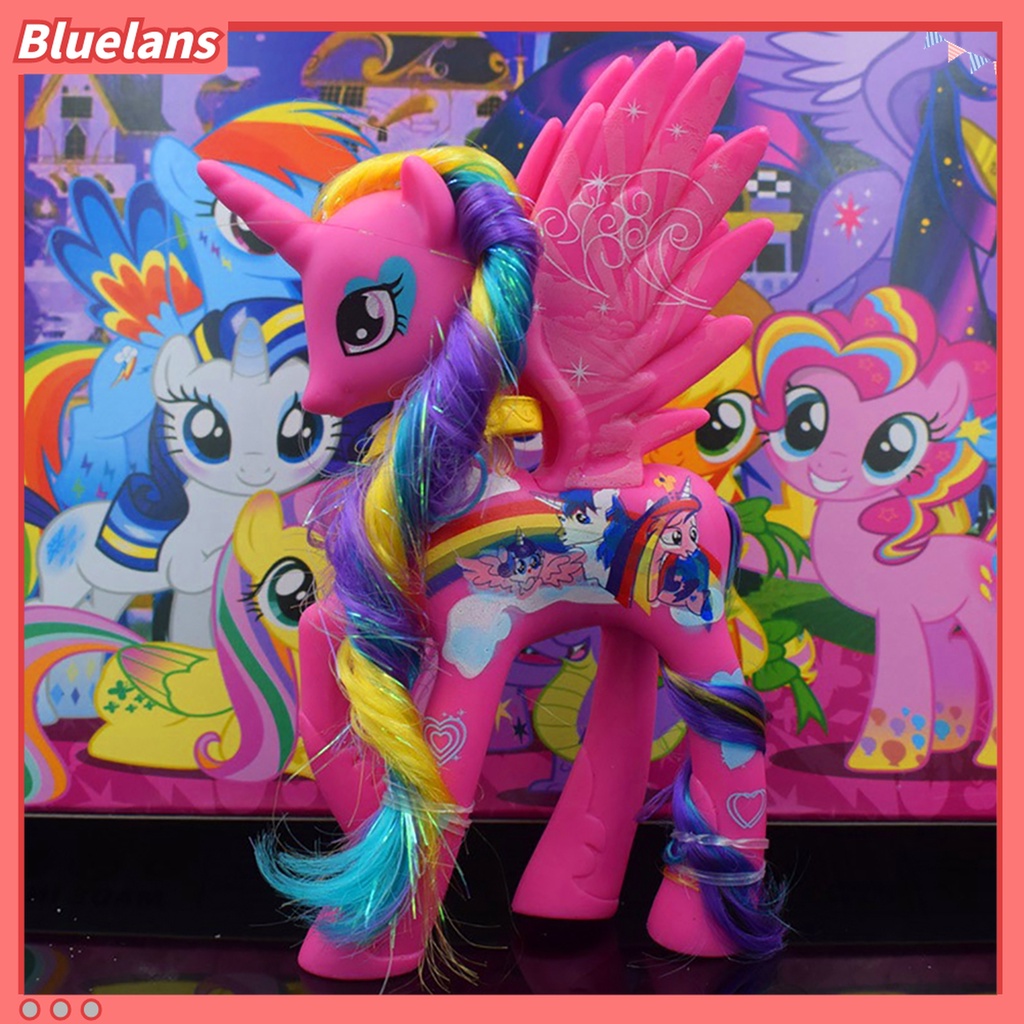 Bluelans♡ 1 Mô Hình Nhân Vật My Little Pony 14cm Bằng PVC