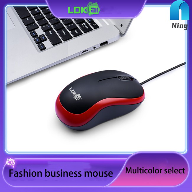 Ning Computer Notebook Gaming Mouse Office Usb Optical Wired Mouse